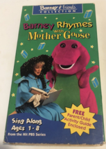 Barney Barney Rhymes With Mother Goose VHS Tape Children’s Video Vintage - £5.53 GBP
