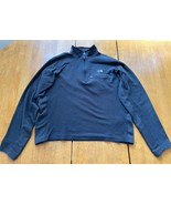 The North Face Mens Gray Ultrawick Half Zip Fleece Jacket Base Layer, Si... - $232.05 MXN