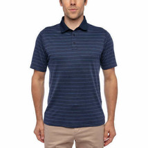 Glacier Performance Men&#39;s Cotton Blend Polo Stretch Shirt, NAVY, Size:M - £15.79 GBP