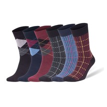 Bamboo Business Dress Socks for Men with Gift Box 6 Pairs - $33.56