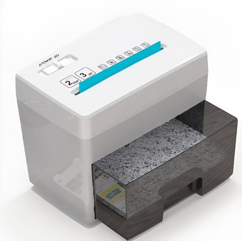 Micro Cut Paper Shredder For Home Office - Mini Electric Desktop, Saving - $49.99