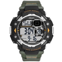 Mens Digital Watches SMAEL Brand LED Men Watch Big Dial Alarm Clock Men Sport Wa - £22.48 GBP