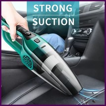 12V Handheld Car Vacuum Cleaner with Crevice Tool &amp; Flat Nozzle – Strong... - $474.58 MXN