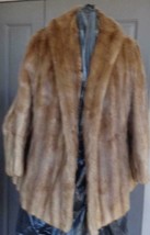 BEAUTIFUL Vintage Waist Length Mink Coat - GORGEOUS DESIGN - GDC - SOFT ... - £208.97 GBP