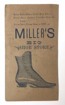 Miller&#39;s Big Shoe Store York Pennsylvania Antique Advertisement Flyer (S... - £9.40 GBP