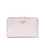 New Kate Spade Leila Medium Compact Bifold Wallet Pebble Leather Shimmer... - $66.41