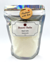 Honeysuckle Bath Salts Epsom Salt bath soak gift for her therapeutic body soak - $8.95