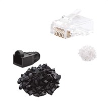 Cable Matters 100-Pack Pass Through RJ45 Modular Plugs for Solid or Stranded UTP - £37.76 GBP