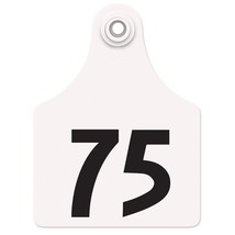 Allflex Global Maxi Numbered Tags 51-75 White - £44.83 GBP