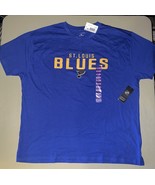 Champion St Louis Blues T-Shirt Men’s Size 2XL Embroidered Stitched Patches - $44.55