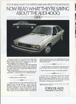 1979 Audi 4000 and 5000 Print Ad Automobile car 8.5&quot; x 11&quot; - $19.21