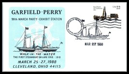 1988 US Cover - Garfield - Perry 98th March Party, Cleveland, Ohio T14 - $2.96