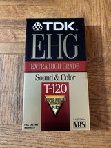 TDK EHG T-120 Brand New VHS - £9.25 GBP