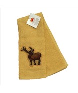 Elk Country Terry Towel with Embroidered Elk 16x28 inches - $201.72 MXN