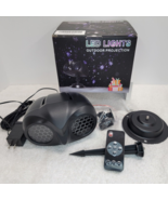Christmas Snowflake Projector Outdoor LED Moving Snowfall Laser Light La... - $18.65