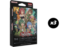 YuGiOh Spirit Charmers Chronicle Decks [All Foil Edition] (3 decks) - $47.96
