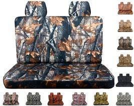 Camouflage Seat covers Fits Ford F250 truck 91-98 Front bench with Headrests - $89.99