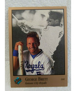 1992 Leaf Studio Baseball Card #181 George Brett  - £0.74 GBP