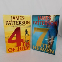 Lot of 2 James Patterson HB Books 4th of July 2005 7th Heaven 2008 Women Murder - £7.76 GBP