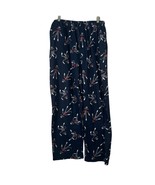 Mens Weatherproof Large Fleece Pajama Pants With Sock Monkey Print Navy ... - $16.82