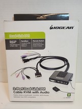 New Iogear GCS982U 2-Port Dual-Link Dvi Cable Kvm With Audio Nib Never Opened - £15.28 GBP