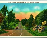 Highway 11 Landscape Virginia VA UNP Linen Postcard H9 - $2.92