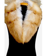 real fur beige fox collar - $158.02
