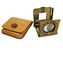German Brass Folding Spring Loupe Stamp Jeweler Magnifying Glass Case J.... - £77.85 GBP