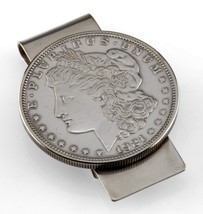 1921 Morgan Dollar Money Clip Gorgeous Collectible - $261.47