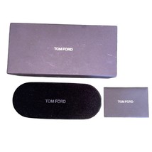 Tom Ford Velvet Hard Shell Eye Case with Cleaning Cloth, Box - Case 6&quot; x 2.5&quot; - £40.25 GBP