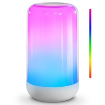 Modern Rgb Color Table Lamp, Cordless Portable Led Bluetooth Game Lamp, Multi-Co - £23.97 GBP