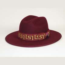 Men Bruno Capelo Hat Australian Wool Fedora Adjustable Size Wesley WE977 Wine. image 4