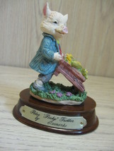 Ceramic Peter Porky Trotter Pig Leonardo Little Nook Village LN-28 1989 - £6.23 GBP