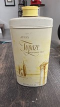 Vintage Avon Topaze Perfumed Talc Tin 2.75 OZ. USA - £3.94 GBP