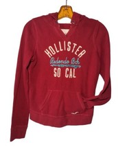 Hollister Womens Size M Hoodie Redondo Beach Red No String Kangaroo Pock... - £10.40 GBP