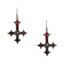 Original Dark Gothic pentagram red cross segmentation and splicing  - £13.58 GBP