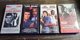 Lethal Weapon 1-4 VHS Lot - 80s Action Movie - #4 Is Sealed. - $523.52 MXN
