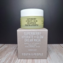 Youth To The People Superberry Hydrate + Glow DREAM MASK .5oz YTTP Delux... - $238.32 MXN
