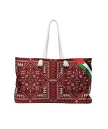 Palestinian Pattern Weekender Tote Bag Palestinian Flag Reusable Gaza Tote - $98.27 CAD