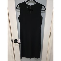 Vintage Lauren Ralph Lauren Black Dress 4 Sheath Classic Elegant - $45.00