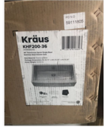 Kraus KHF200-36 36 in. Farmhouse Single Bowl Stainless Steel Kitchen Sink - £348.49 GBP