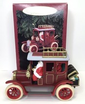 Hallmark Keepsake Shopping with Santa Anniversary Ornament 1973-1993 Red... - $16.00