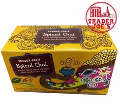 Trader Joe&#39;s Spiced Chai Assam Black Tea Exotic Spices 20 Tea Bags each - $8.90