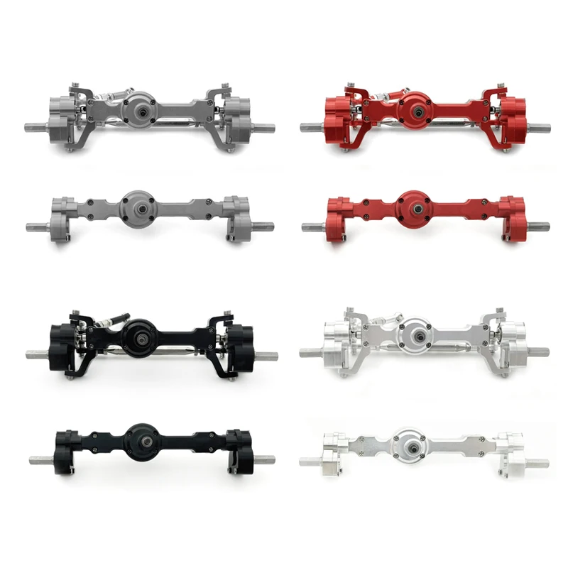 MN Alloy CNC Anodized Full Metal Front Rear Portal Axle for 1/12 MN MN99S MN98 - £35.59 GBP
