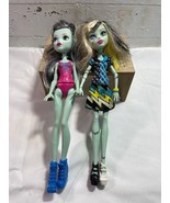 Lot of 2 Monster High Dolls 2008 and 2015 Frankie Stein Monster High - £12.91 GBP