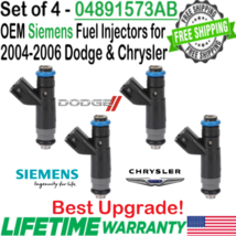 OEM Siemens x4 Best Upgrade Fuel Injectors for 2004, 2005 Dodge Caravan 2.4L I4 - £66.32 GBP