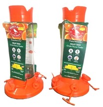 Lot Of 2 Perky-Pet  Glass Fruit Trio Oriole Nectar Feeder New - $25.99