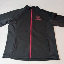 VTG Spyder CHRIS LOCURTO Men's L Black Full-Zip Embroidered Logo Fleece Jacket image 14