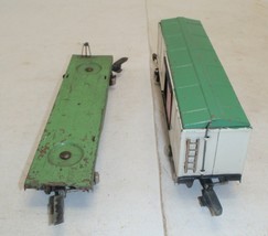 Lot Of 2 American Flyer Train Cars - Flat Car &amp; 478 Boxcar - £10.96 GBP