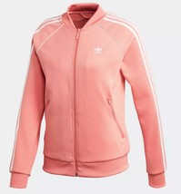 New Adidas Originals 2018 SST Full Zip Jacket Track Women Pink Superstar... - $119.99